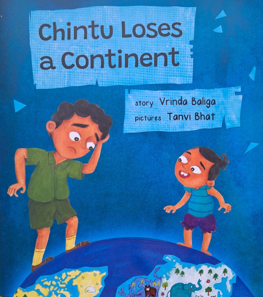 Chintu Loses a Continent. Children's picture book.